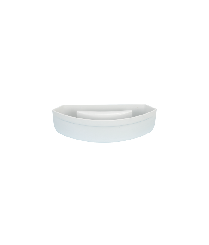 Aspen Elite white drip tray replacement part for a Crystal Mountain water cooler dispenser