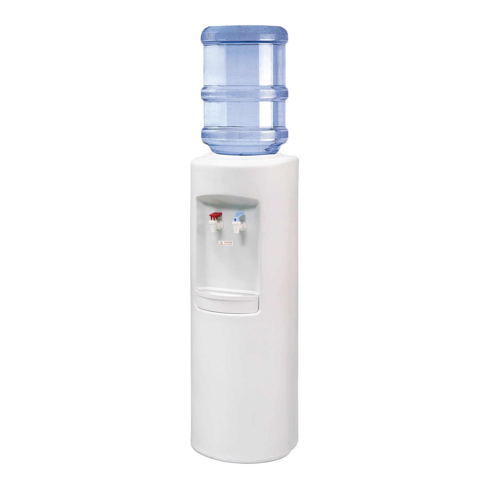 Aspen Elite white water cooler dispenser left view — hot and cold water