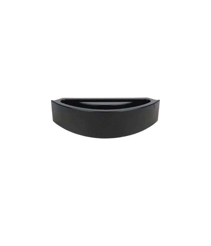 Glacier black drip tray replacement part for a Crystal Mountain water cooler dispenser